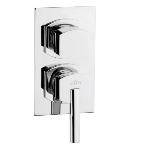 Смеситель для ванны и душа Webert Azeta New AA860101015 настенный хром - фото 2