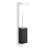 Стойка с бумагодержателем и ершиком Gessi Rettangolo 20868#031