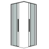 Душевая дверь Grossman Galaxy 1/2.K33.01.80.21.00 80х195 стекло прозрачное профиль черный матовый