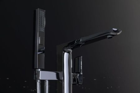 Смеситель для ванны и душа Allen Brau Infinity 5.21009-00 напольный хром