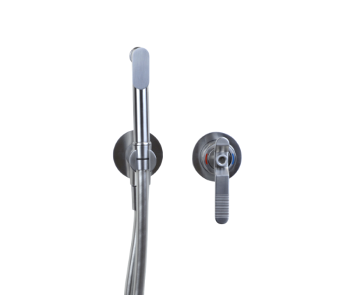 Гигиенический душ со смесителем Bronze de Luxe 1760'S 3253CC хром матовый - фото 4