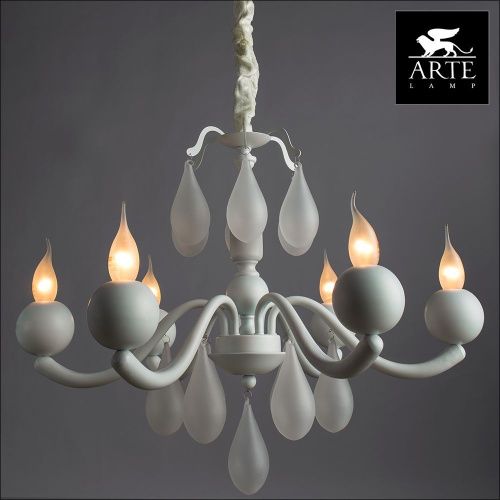 Люстра подвесная Arte Lamp Sigma (Сигма) A3229LM-6WH - фото 4