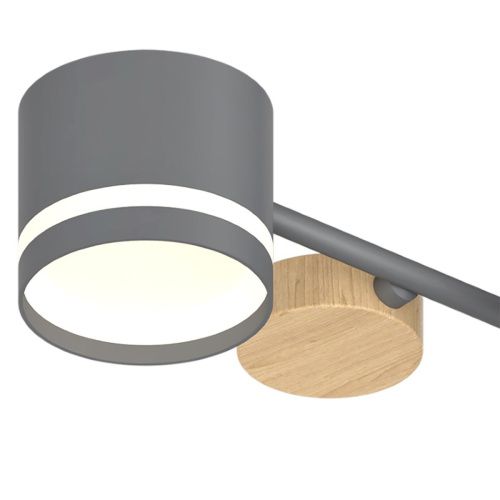 Люстра на штанге Reluce 68730-0.3-06 GX53 GREY+WOOD - фото 2