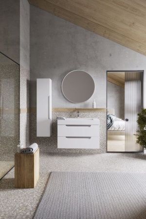 Тумба под раковину Aqwella Y CUB0109W 90х40 подвесная цвет белый