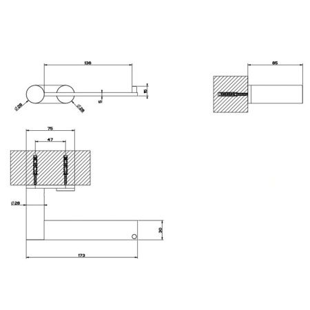 Бумагодержатель Gessi Gessi316 54749#239