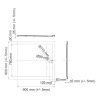 Душевой поддон из искусственного камня Wasserkraft Mindel 85T 85T03 90х90 белый
