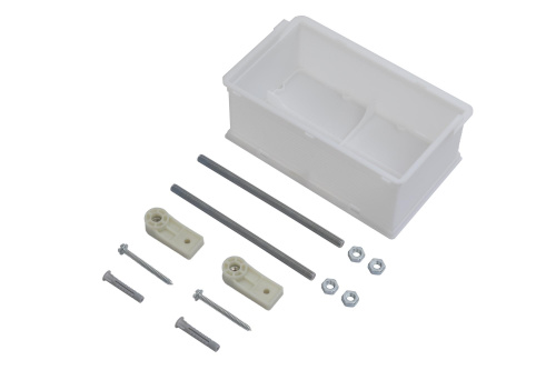 Инсталляция для унитаза с механической клавишей смыва Logan Oval 00299422 цвет белый - фото 3