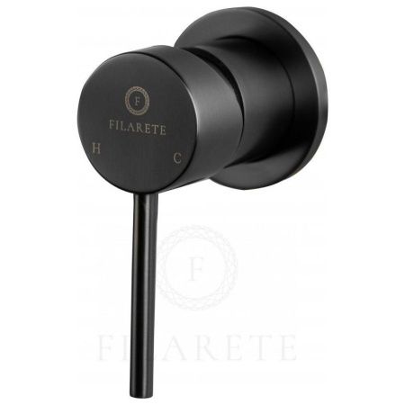 Смеситель для раковины Filarete Roun FL4020BG встраиваемый в стену графит