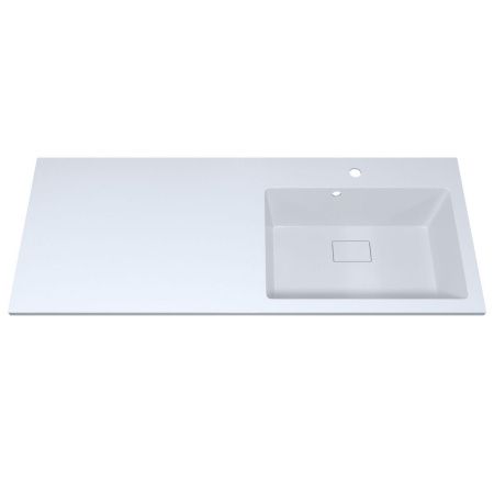 Раковина из искусственного камня Uperwood Cosmos 291020412 120х50 над стиральной машиной цвет белый