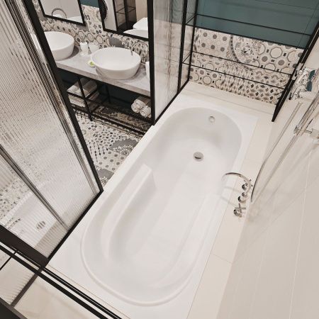 Ванна акриловая Lavinia Boho Bristol 35020070 170х75 встраиваемая прямоугольная без каркаса