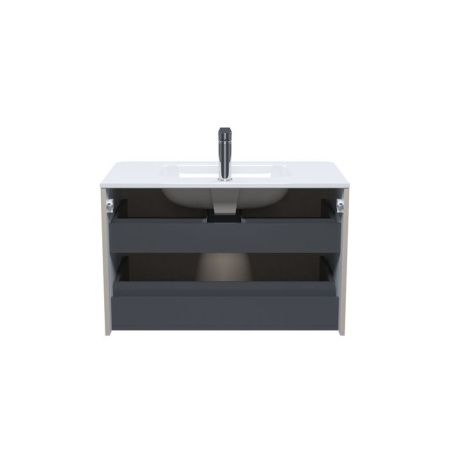 Тумба с раковиной Iddis Edifice EDI80C0i95K 80х50 подвесная цвет бежевый