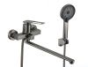 Смеситель для ванны и душа Savol S-009024Q настенный графит