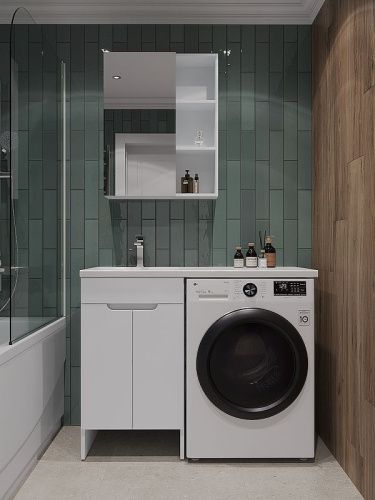 Тумба с раковиной Orange Kandy OPKD-110TUW+RAL 110х50 цвет белый - фото 5