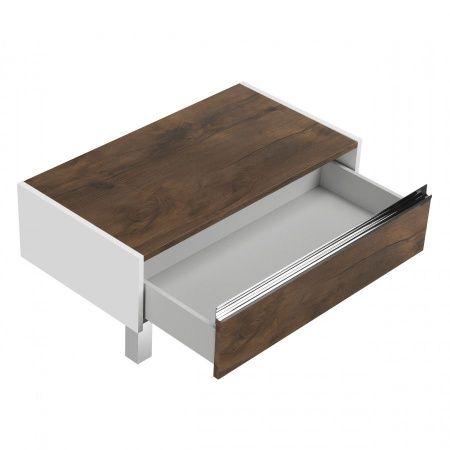 Комод Aquaton Капри 1A231103KPDB0 80х40 напольный цвет коричневый/белый