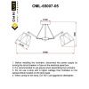 Люстра на штанге Omnilux Rapallo (Рапалло) OML-65007-05