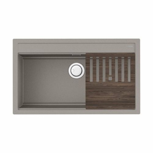 Кухонная мойка Omoikiri Kitagawa 4993796 86х51 цвет серый