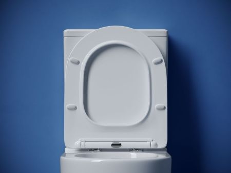 Унитаз напольный с бачком Ceramica Nova METROPOL CN4001T белый с сиденьем микролифт безободковый смыв торнадо