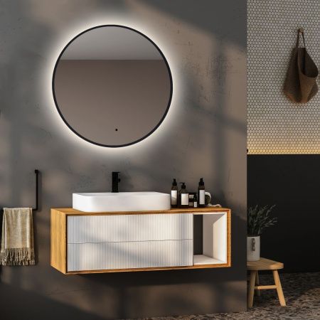 Зеркало с подсветкой Abber AG6204SCB-0.77 80х80