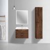 Тумба под раковину Vincea Mia Slim VMC-2MC700S1RW 70х40 подвесная цвет коричневый