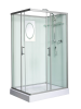 Душевая кабина WeltWasser WW500 10000003270 100х100 квадратная без крыши ориентация универсальная