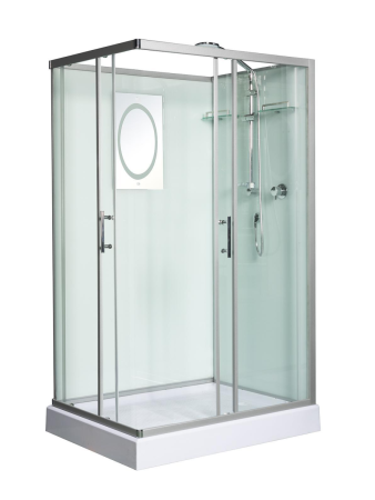 Душевая кабина WeltWasser WW500 10000003270 100х100 квадратная без крыши ориентация универсальная