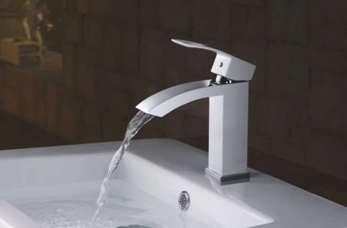 Смеситель Rose R1501F на раковину белый/хром - фото 4