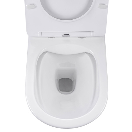 Унитаз подвесной Vincea Edge-M VT1-37 черный матовый с сиденьем микролифт безободковый душевой смыв