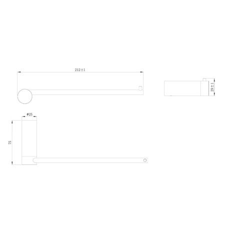 Полотенцедержатель Raiber RP-80004