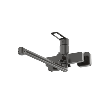 Смеситель для ванны Tokito KOBE TOK-KOB-1015 настенный вороненая сталь