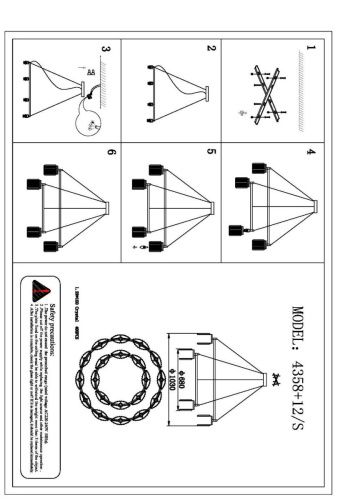 Люстра подвесная Newport 4350 4358+12/S chrome - фото 2