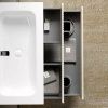 Тумба под раковину Sancos SNOB R SNR100CE 100х40 подвесная цвет бежевый