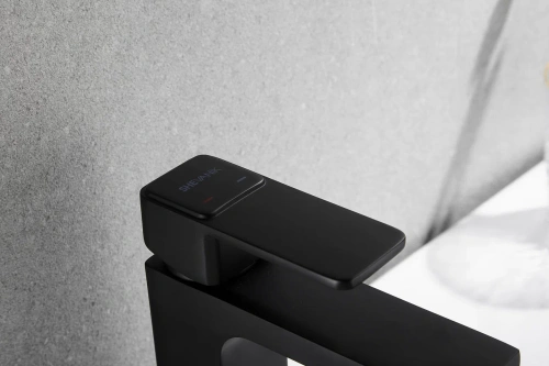 Смеситель Shevanik S9701H на раковину черный - фото 5