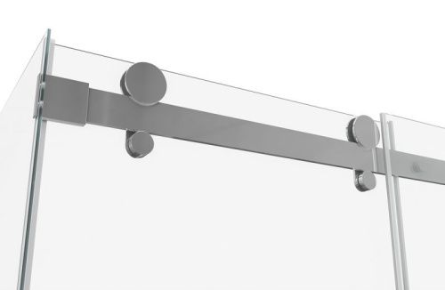 Душевой уголок Bravat Wave BS120.3102S 120х80 стекло прозрачное профиль хром без поддона - фото 5