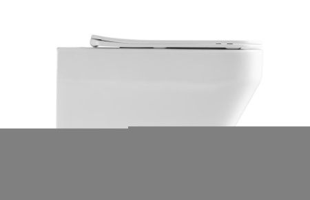 Унитаз подвесной Vincea Edge VT1-38T белый с сиденьем микролифт безободковый смыв торнадо