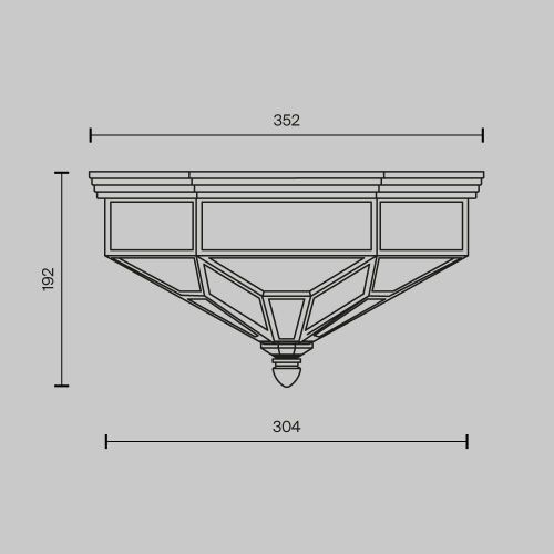 Светильник потолочный Maytoni Zeil H356-CL-03-BZ - фото 5