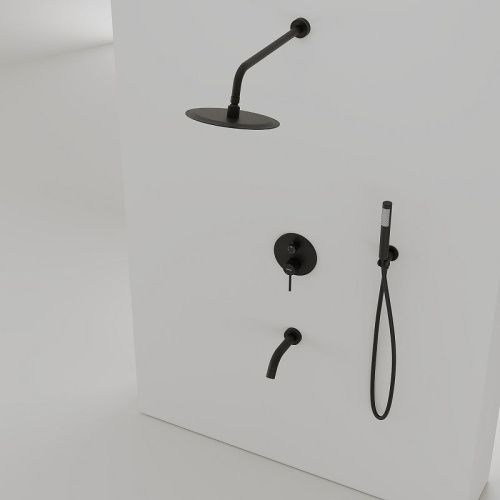 Душевая система Sancos Select SC3004MB встраиваемая в стену - фото 3