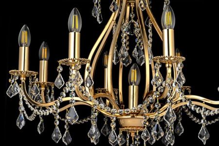 Люстра подвесная Arti Lampadari Ercolano Gold (Ерцолано Голд) Ercolano E 1.1.8.602 G