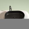 Раковина из сантехнического фарфора Ceramica Nova ELEMENT CN6048MB 60х40 накладная цвет черный