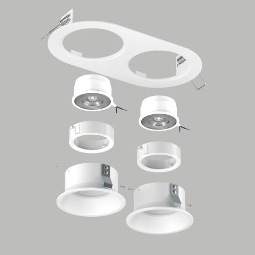 Светильник встраиваемый Lightstar Domino (Домино) D6560606WMOD - фото 3