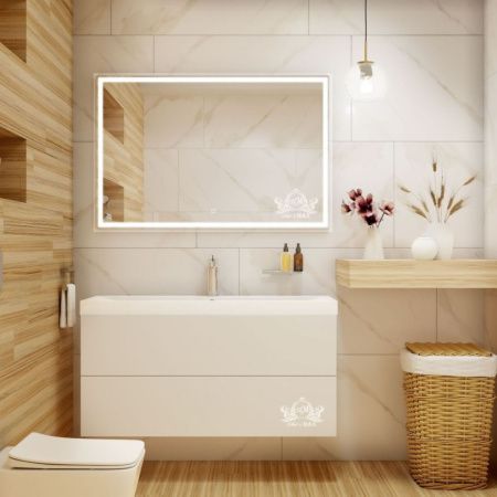 Зеркало с подсветкой Art&Max MONZA AM-Mon-1200-800-DS-F 120х80 подвесное