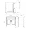 Зеркало-шкаф Comforty Палермо 00004137098CF 90х90 подвесной цвет белый