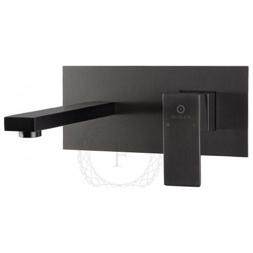 Смеситель для раковины Filarete Fing FL4040BG встраиваемый в стену графит - фото 2
