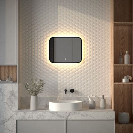 Зеркало с подсветкой Defesto AURA DF 2971SH 50х40 подвесное