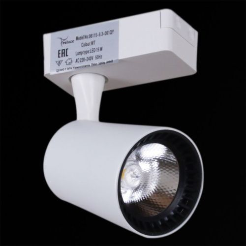Трековый светильник Reluce 06115-9.3-001QY LED15W WT - фото 4