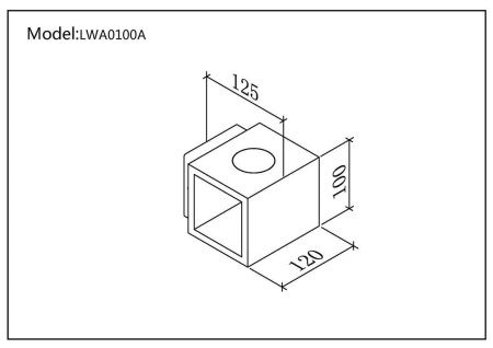 Уличный настенный светильник Designled JY 00-00002795