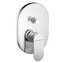 Смеситель для душа Bravat Gina PB865104CP-2-ENG встраиваемый в стену хром