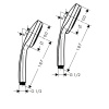 Душевая лейка Hansgrohe Croma Select 28535000 цвет хром