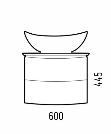 Тумба под раковину Corozo Вико SD-00001643 60х50
