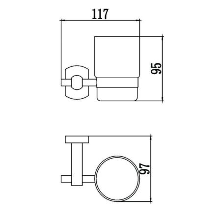 Стакан Savol S-009958
