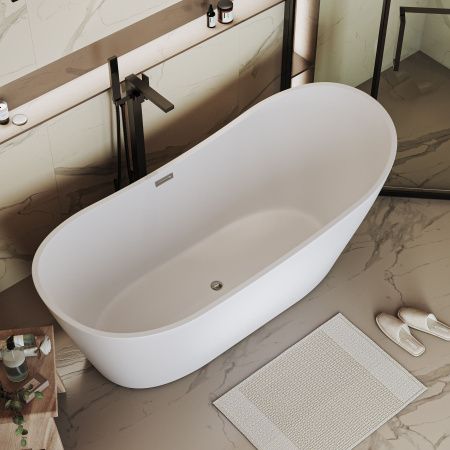 Ванна акриловая Grossman Galaxy GR-2102M 170х75 отдельностоящая овальная с каркасом